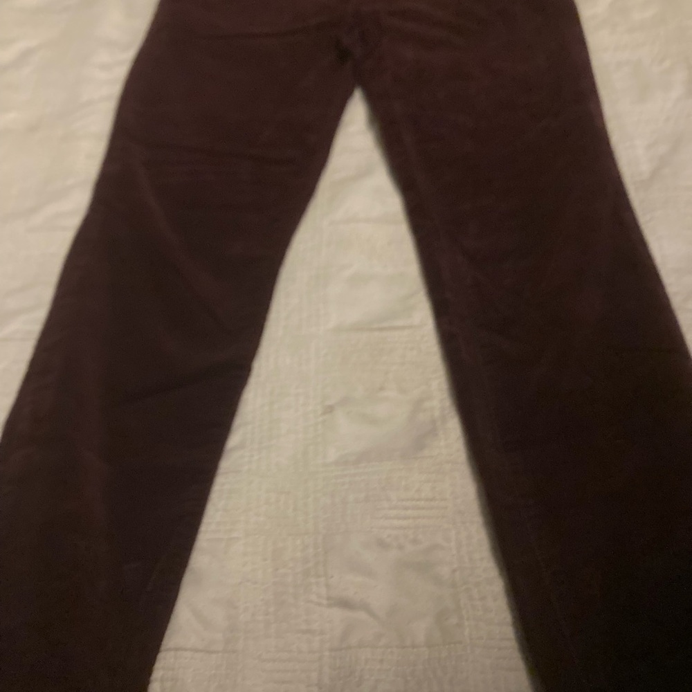 Rachel Deep Burgundy Corduroy Trousers